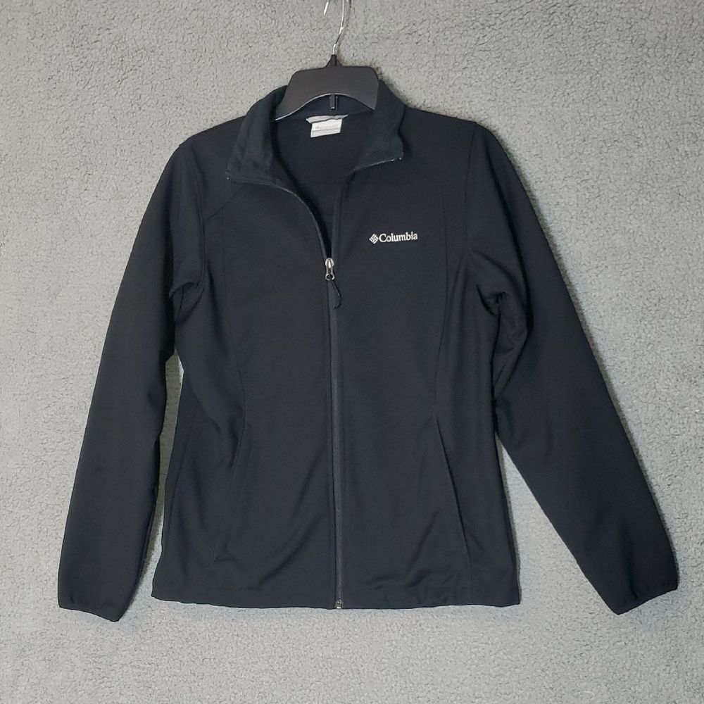 Columbia Dark Gray Fleece Jacket Womens Size S